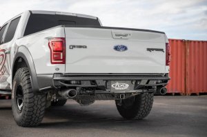 Ford F-150 Raptor Bumper - Rear - Addictive Desert Designs - ADD PRO Bolt-On - Hammer Black - `17-`19 Ford F-150 Raptor Bumper - Rear - Addictive Desert Designs - ADD PRO Bolt-On - Hammer Black - `17-`19